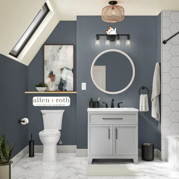 allen and roth bathroom vanity