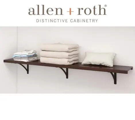 allen and roth closet system shelves