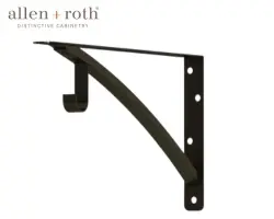 Allen + Roth Hartford Oil-Rubbed Bronze Closet Wall Brackets